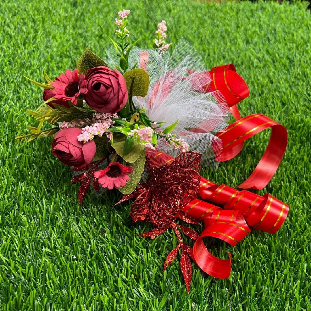 Wedding Car hand crafted Decorations Door Handle Flowers Ribbon Flowers Floral Silk Artificial Bouquet Acar001