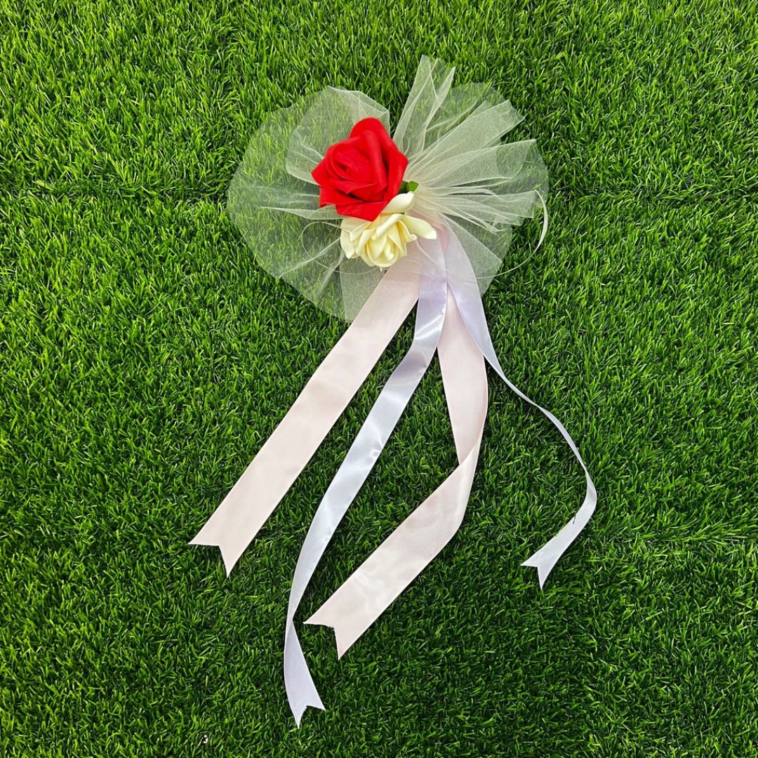 Wedding Car hand crafted Decorations Door Handle Flowers Ribbon Flowers Floral Silk Artificial Bouquet Acar001