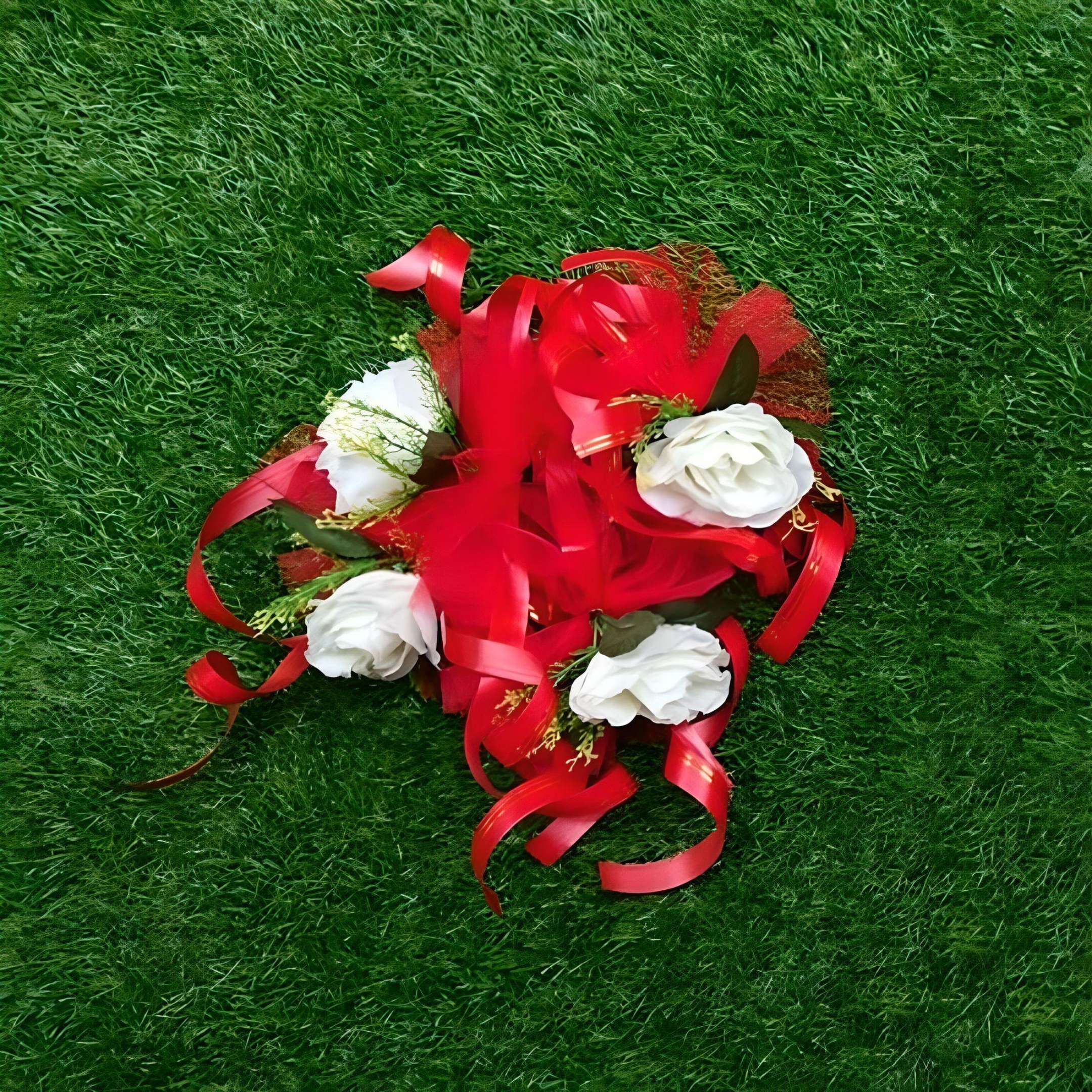 Wedding Car hand crafted Decorations Door Handle Flowers Ribbon Flowers Floral Silk Artificial Bouquet Acar001