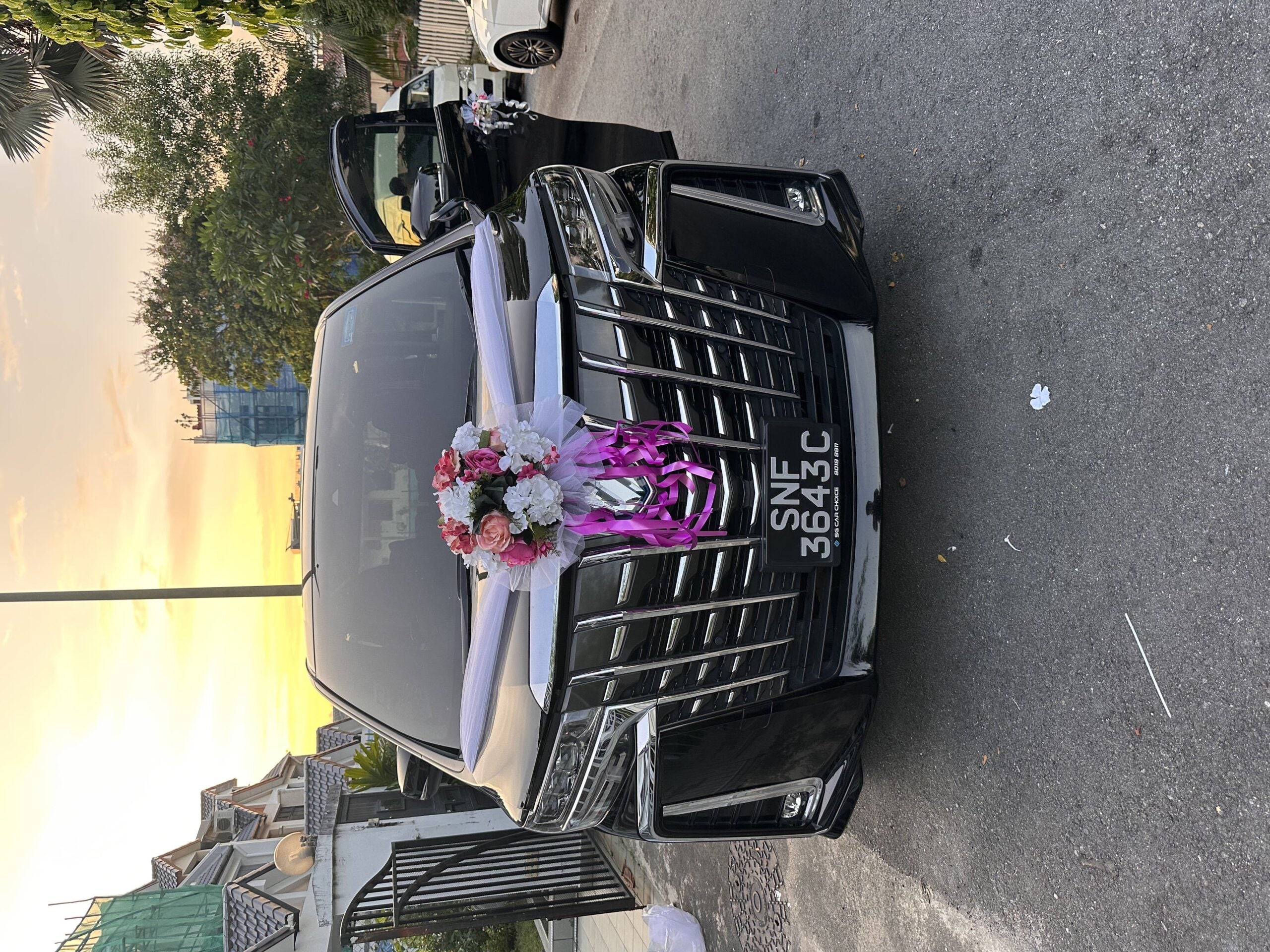 Handcrafted Bridal Wedding Car Decorations Front Bonnet Flowers Ribbon Flower Floral Silk Artificial Bouquet Centerpiece Acar028