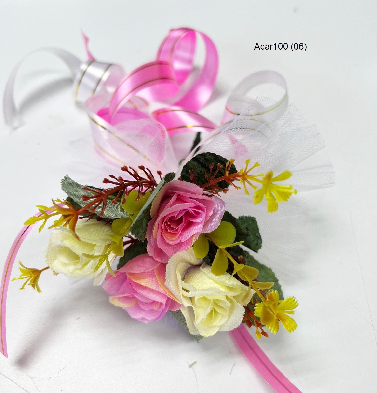 Wedding Car hand crafted Decorations Door Handle Flowers Ribbon Flowers Floral Silk Artificial Bouquet Acar001