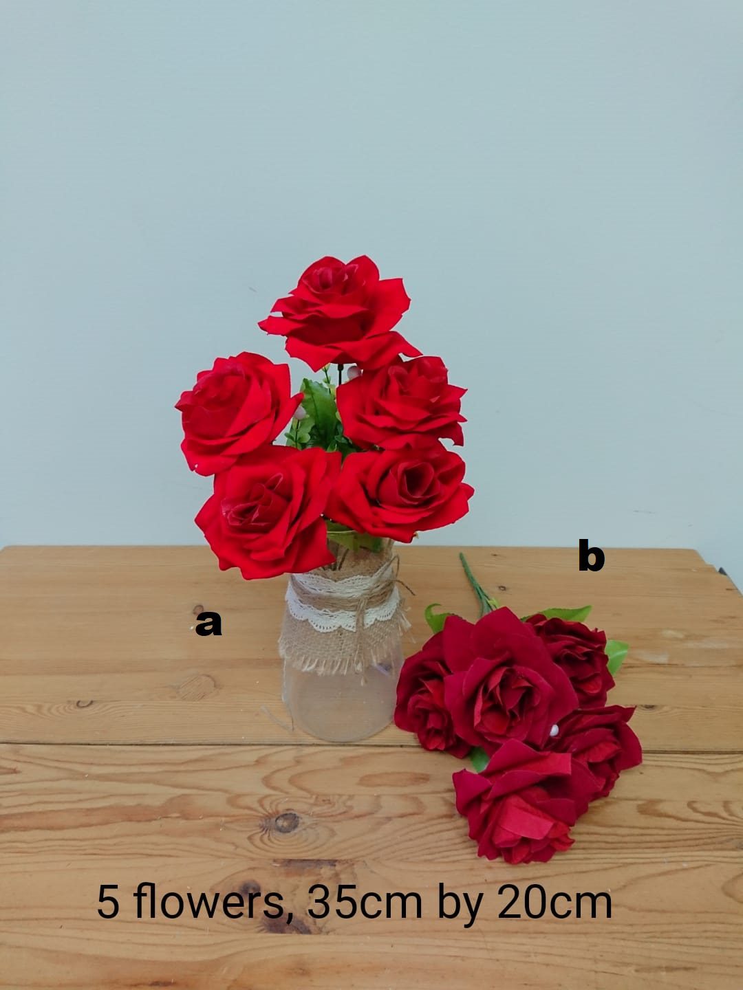 Flower Velvet Rose Bush  Afaux125