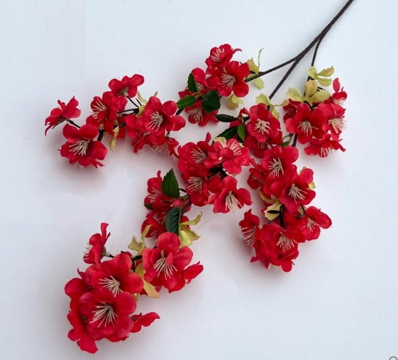 Artificial Plum Blossom Branch – 70cm Length