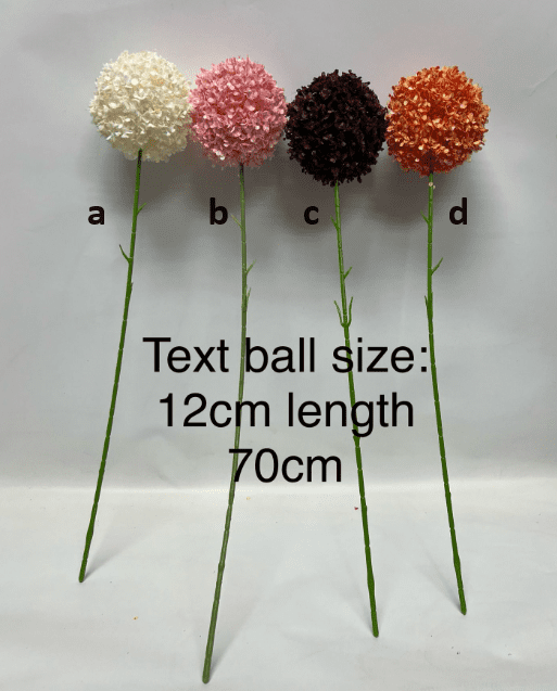 Flowers Artificial Giant Allum Ball Flower Afaux756