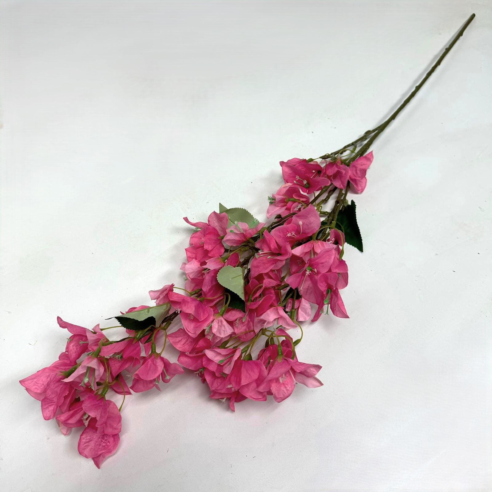 Artificial Bougainvillea Stalk Spray Realistic, Vibrant Floral Decor for Any Space Afaux769