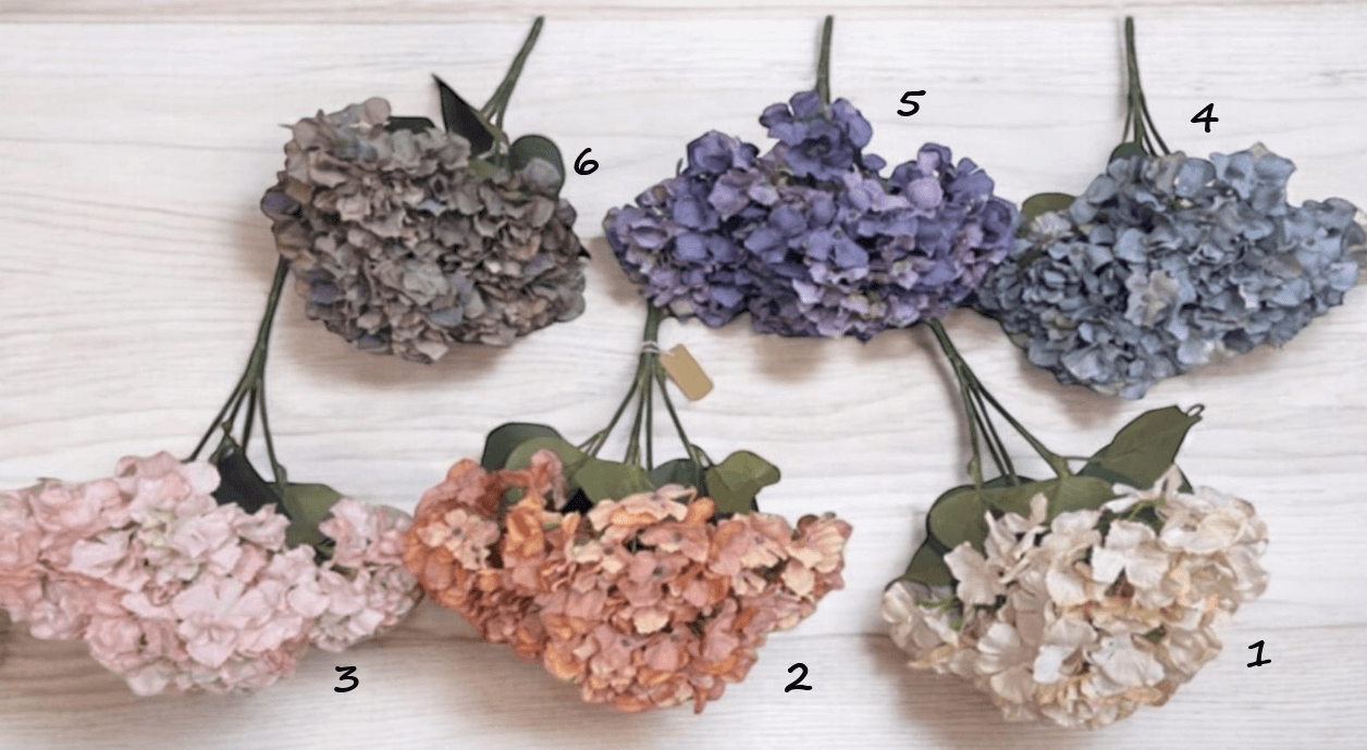 Flower Artificial Hydrangea Bush, Home decor, gardens, events Afaux770