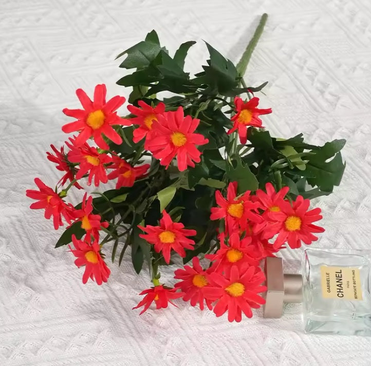 Artificial Flower Daisy Bush for decoration, events, garden & homes
