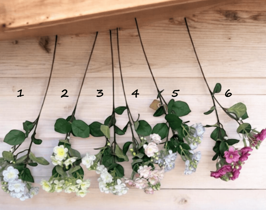 Artificial Flowers Jasmine Spray, home decor, gardens, events, arrangement Afaux781