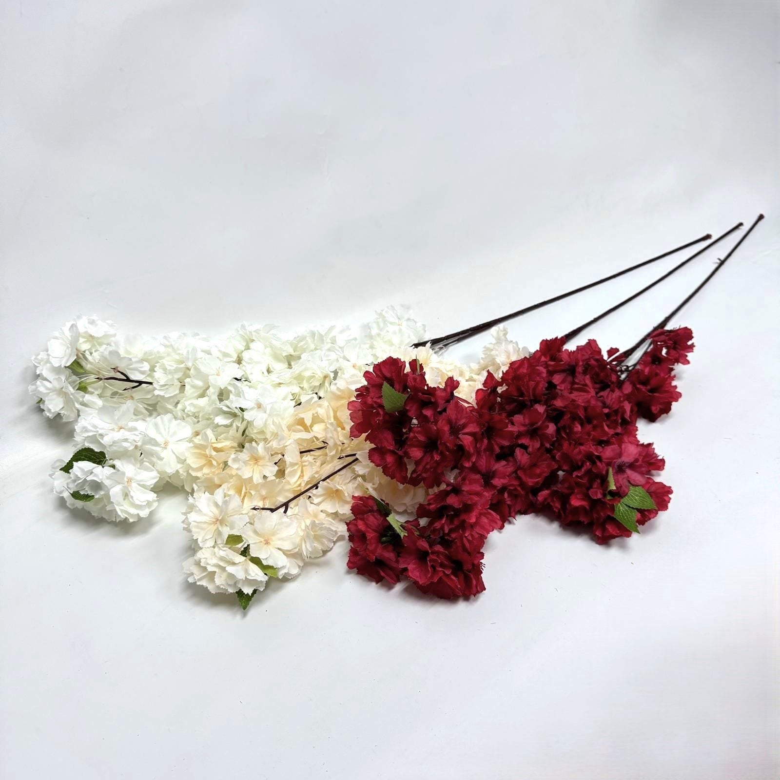 Artificial Cherry Blossom Stalk (105cm) – Elegant Faux Sakura Flowers home decor, seasons Afaux786