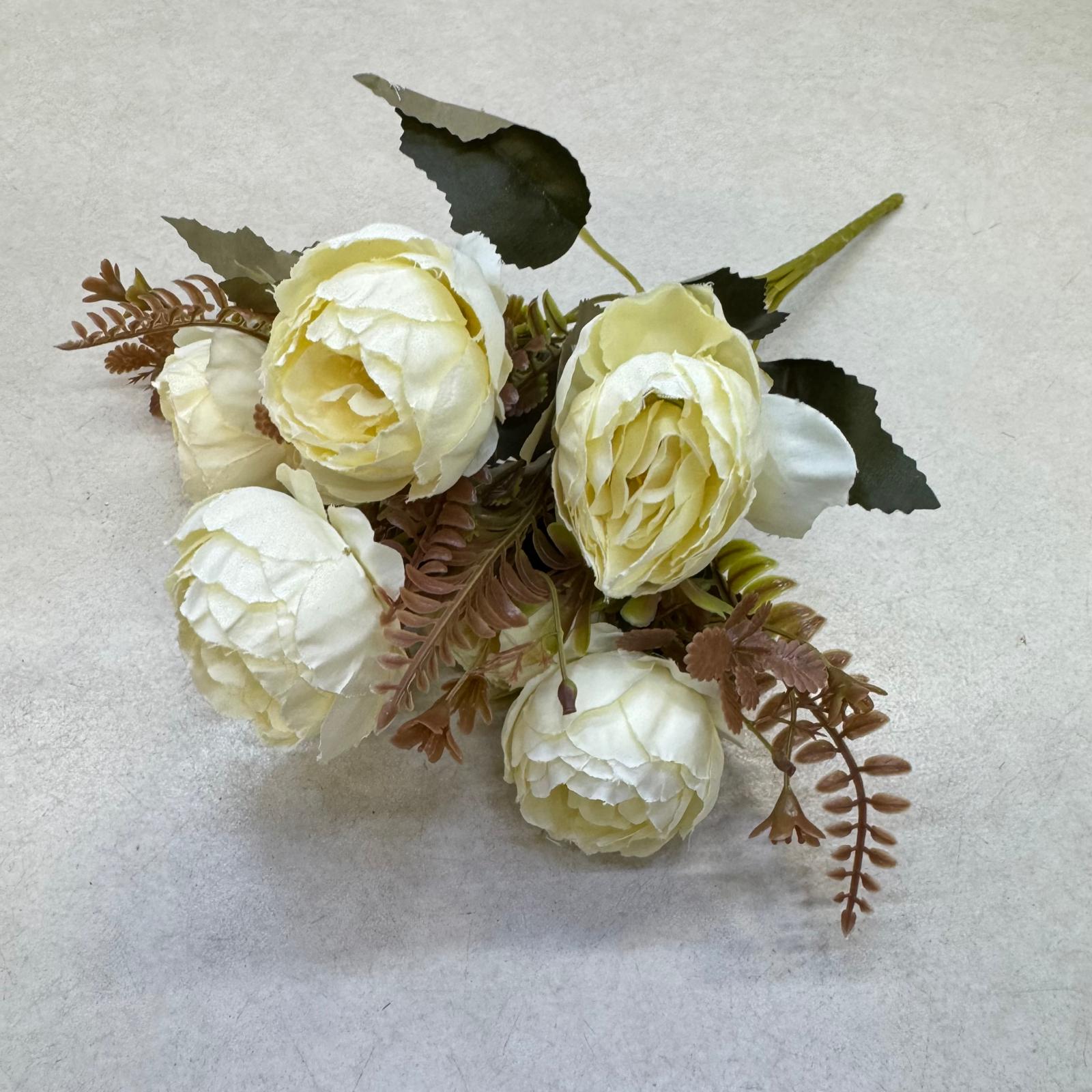 Artificial Flower Bush Rose Bud, home decor, garden, events Afaux787
