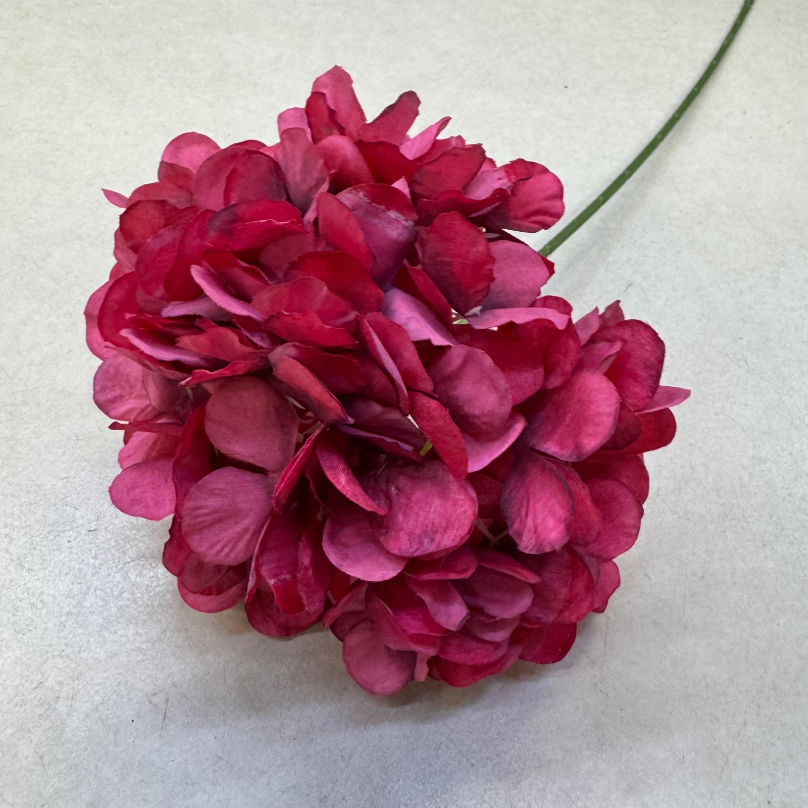 Elegant Artificial Hydrangea Stem – Lush Blooms in 11 Stunning Colors Afaux789