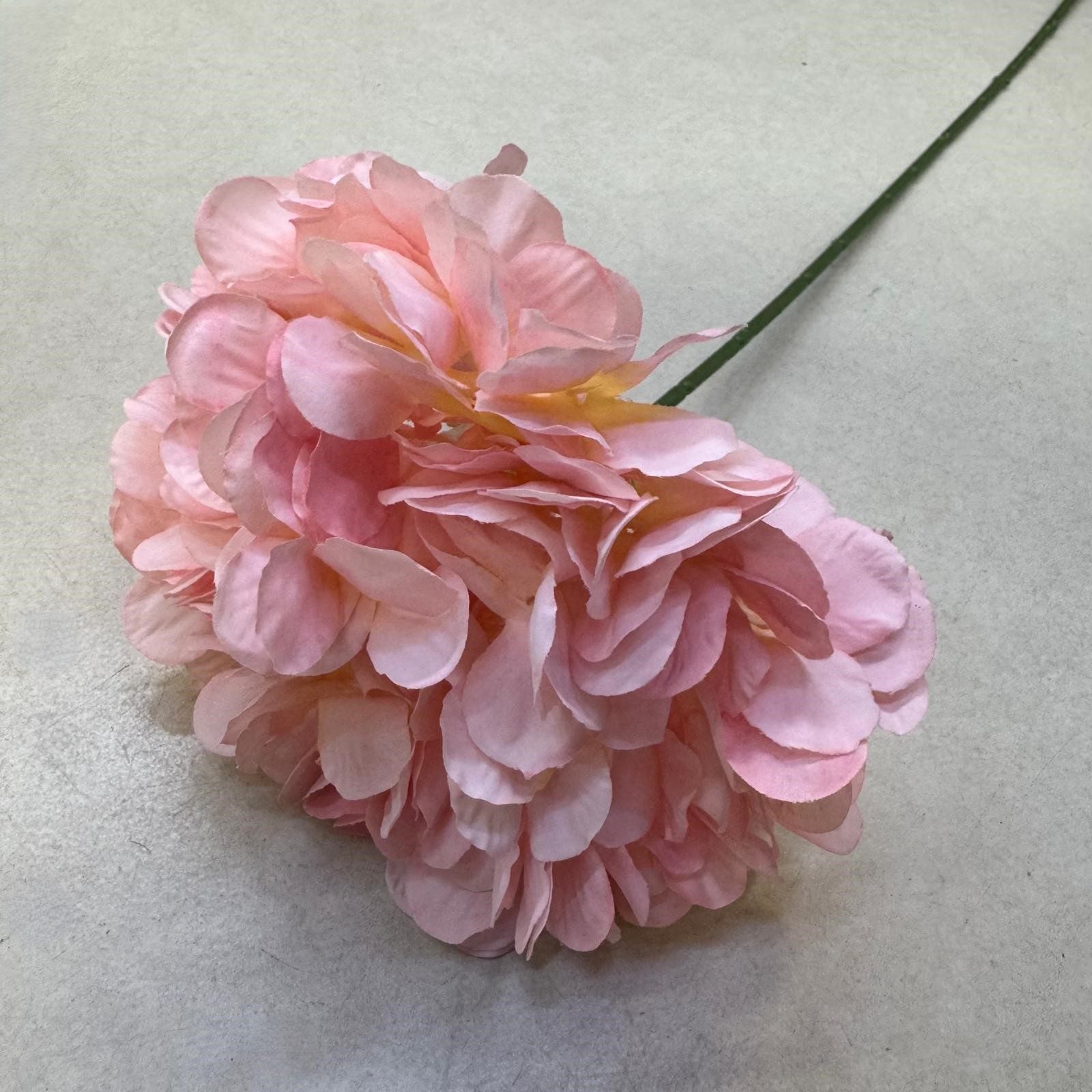 Elegant Artificial Hydrangea Stem – Lush Blooms in 11 Stunning Colors Afaux789