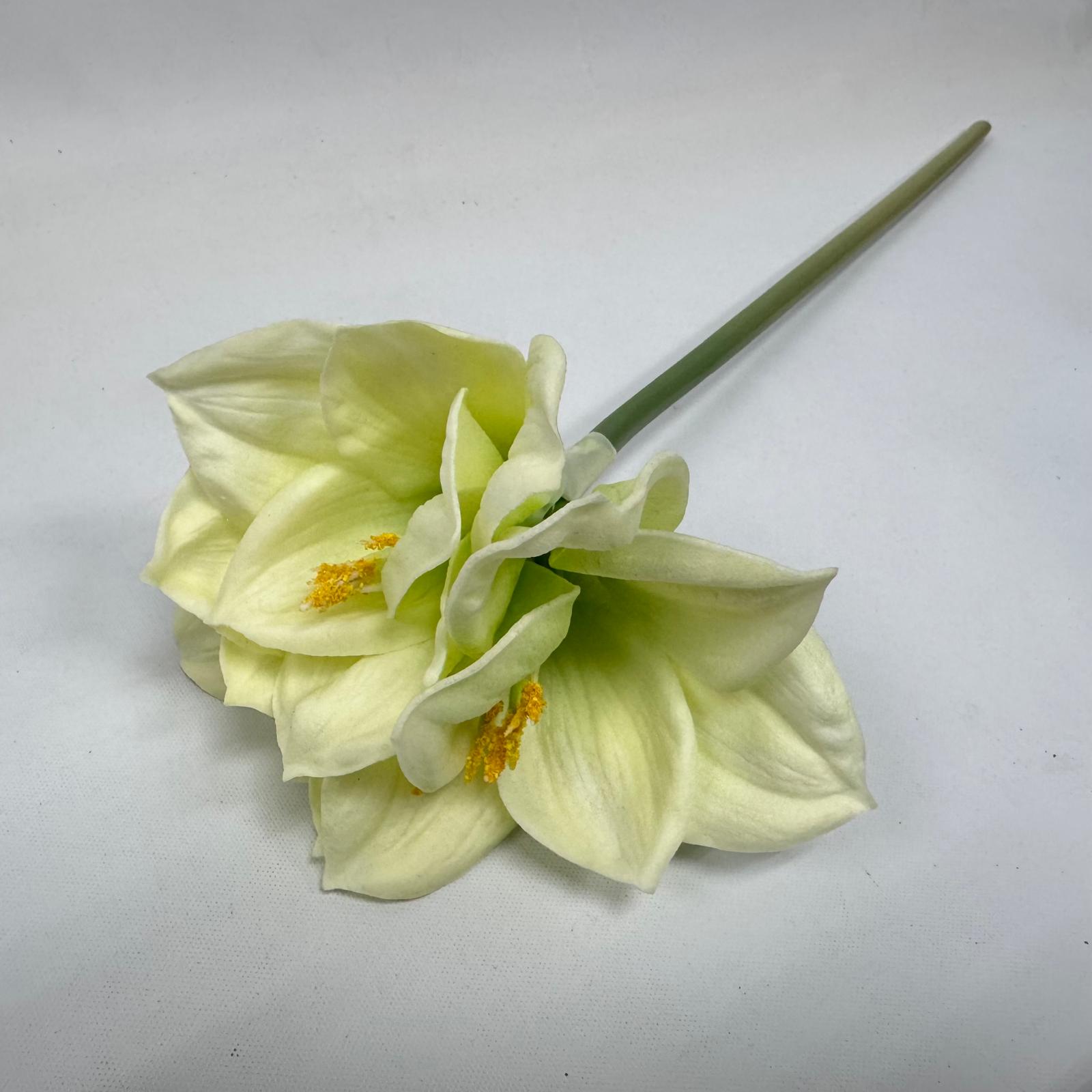 Artificial Real-Touch Amaryllis – 55cm Soft Faux Flowers, 5 Colors Afaux793