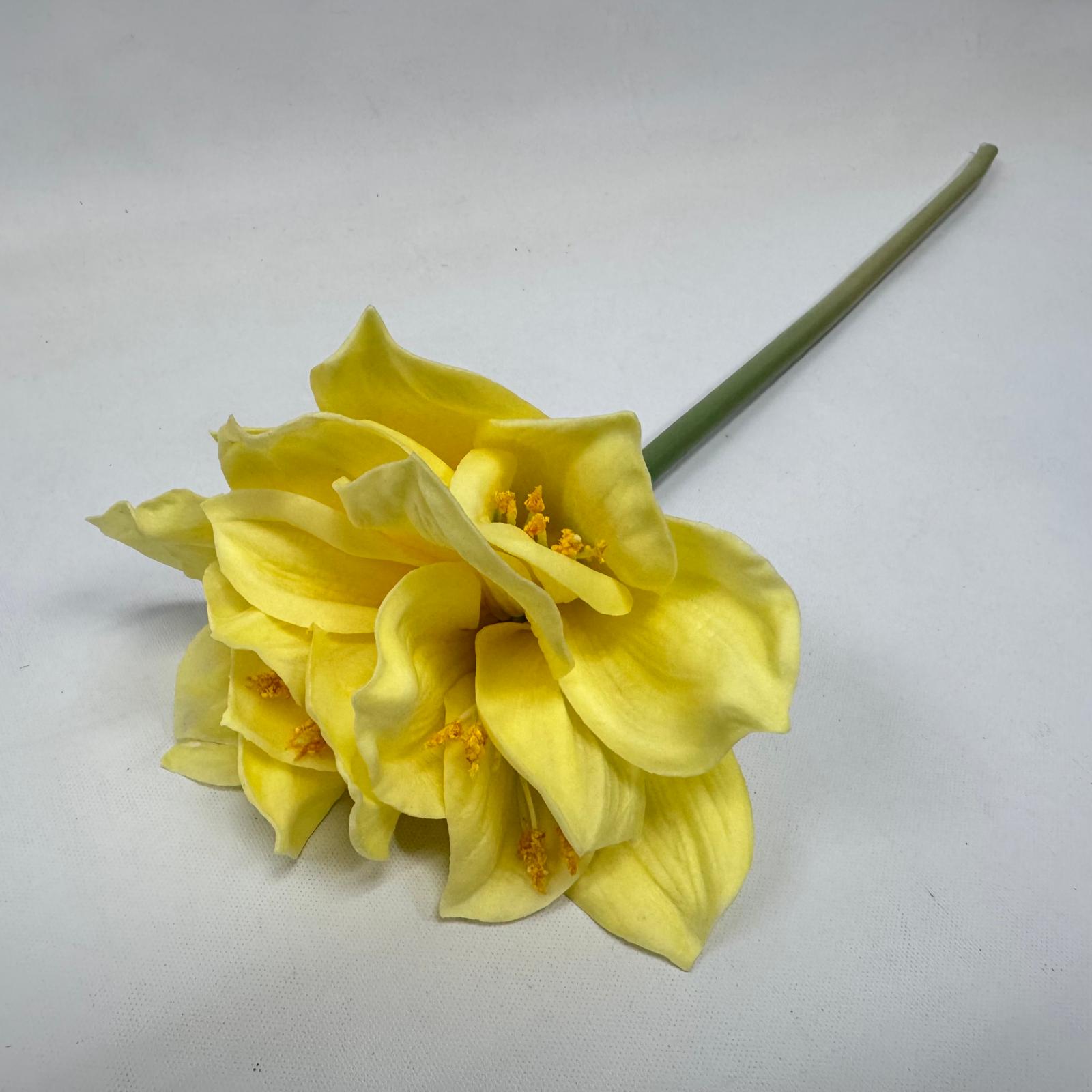 Artificial Real-Touch Amaryllis – 55cm Soft Faux Flowers, 5 Colors Afaux793