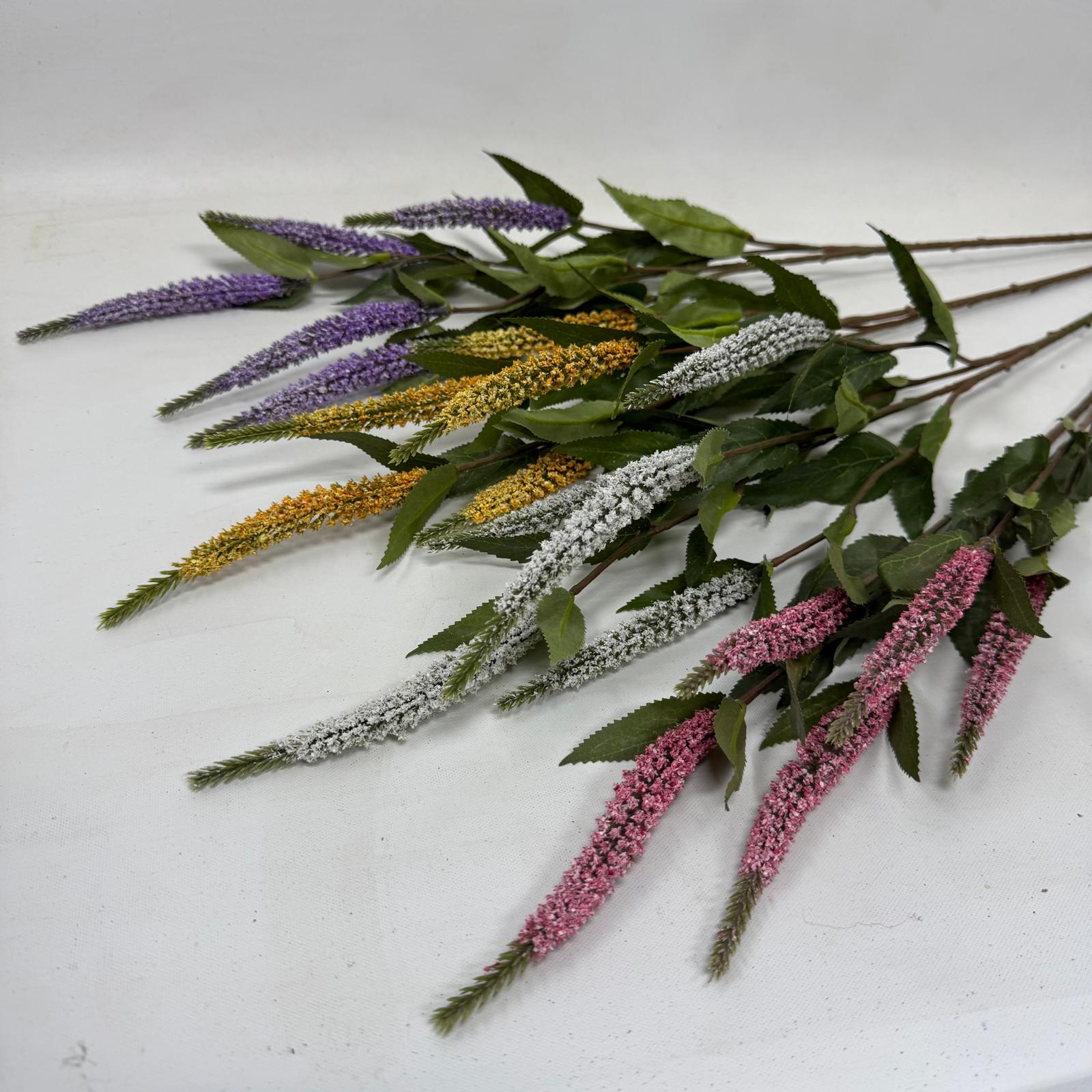 Artificial Veronica Flower Stems – 70cm Faux Floral Sprays in 4 Colors Afaux796