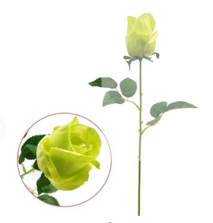 Eternal Bloom Single Stem Rose – 50 cm Real-Touch Elegance Afaux833