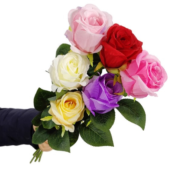 Eternal Bloom Single Stem Rose – 50 cm Real-Touch Elegance Afaux833