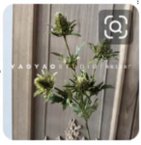 Artificial Flowers Eryngium (Sea Holly) Stem – Premium Thistle Flower Afaux843