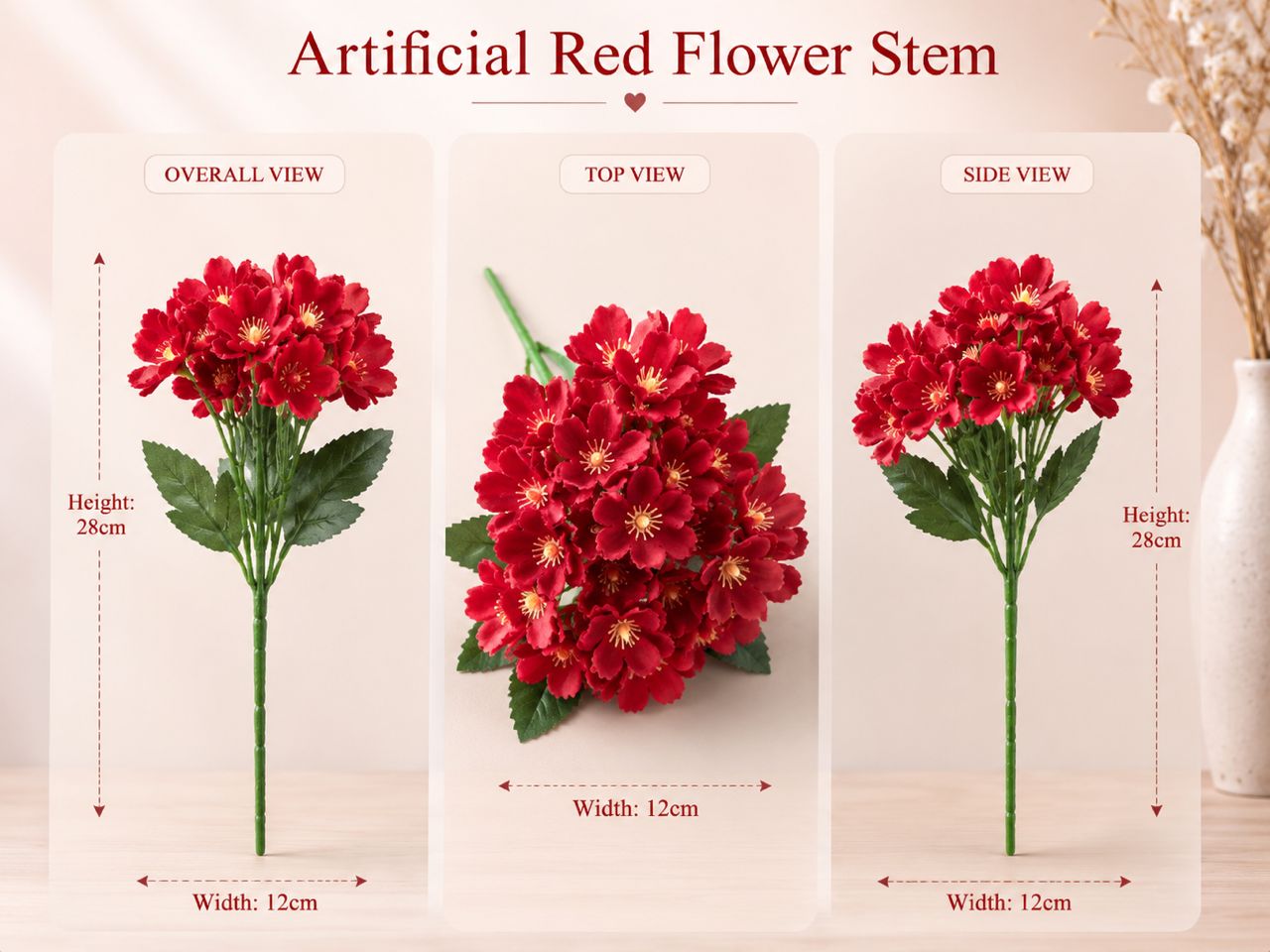 ALTON FLOWERS Artificial Flowers for Office Home and Events