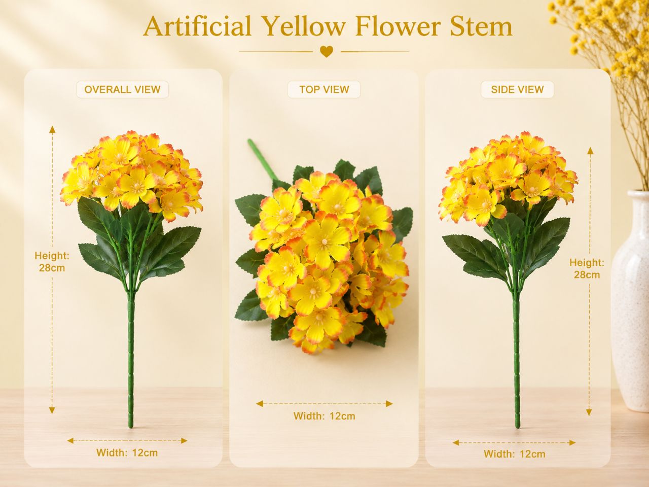 ALTON FLOWERS Artificial Flowers for Office Home and Events