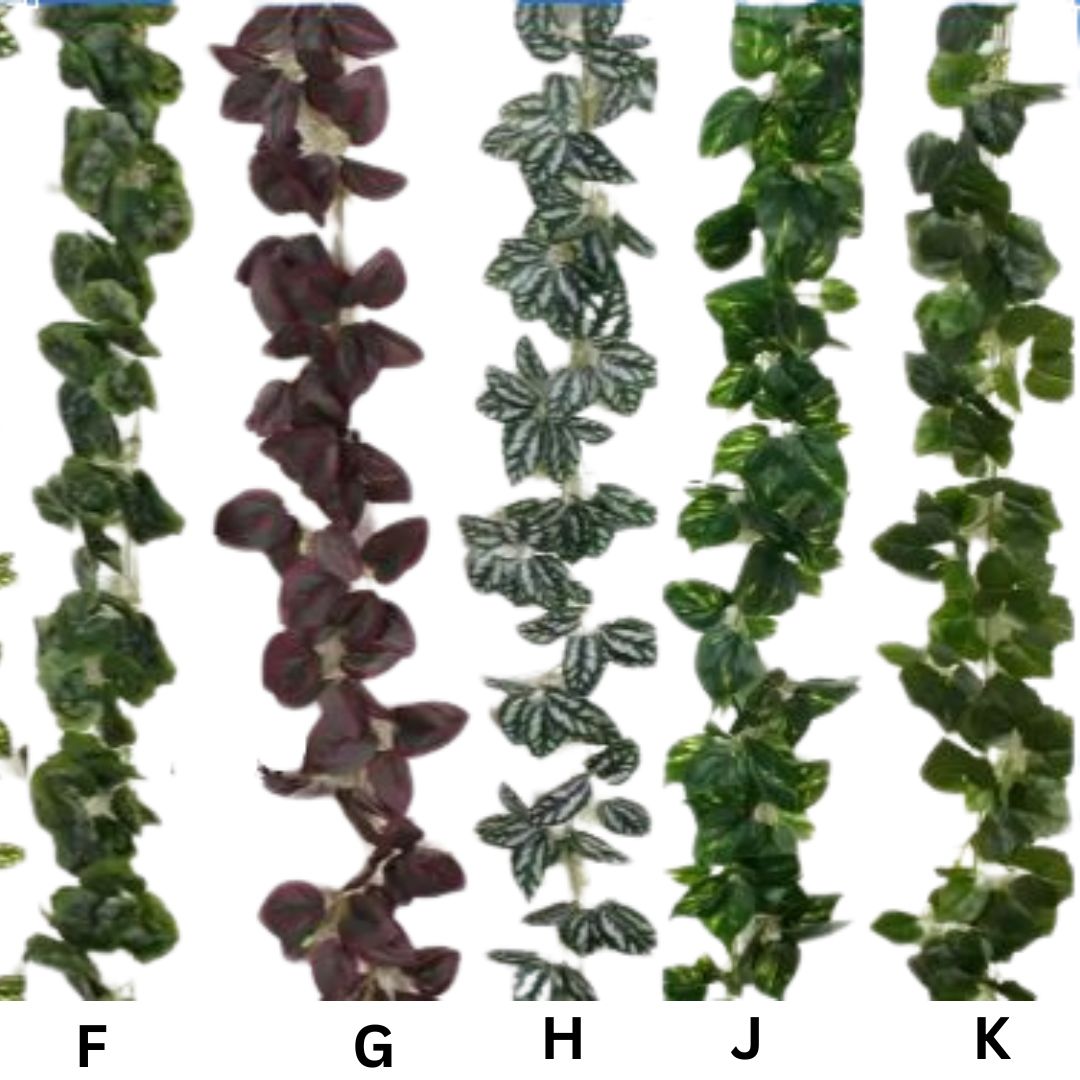 Plants Garland Artificial for Wall or Ceiling hanging, Home decor, events, gardens, balcony, shrubs, grass, flowers Afoil141