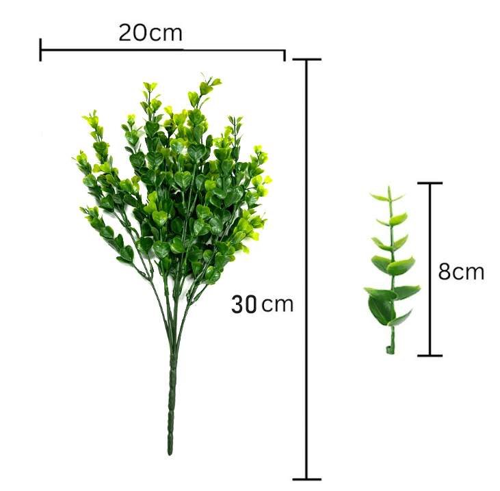 Artificial Boxwood Bush Afoil008