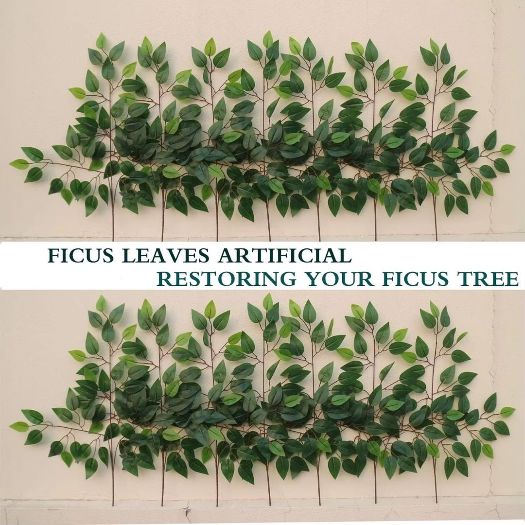 Artificial Leaves Ficus Spray, home decor, garden, events Afoil0118