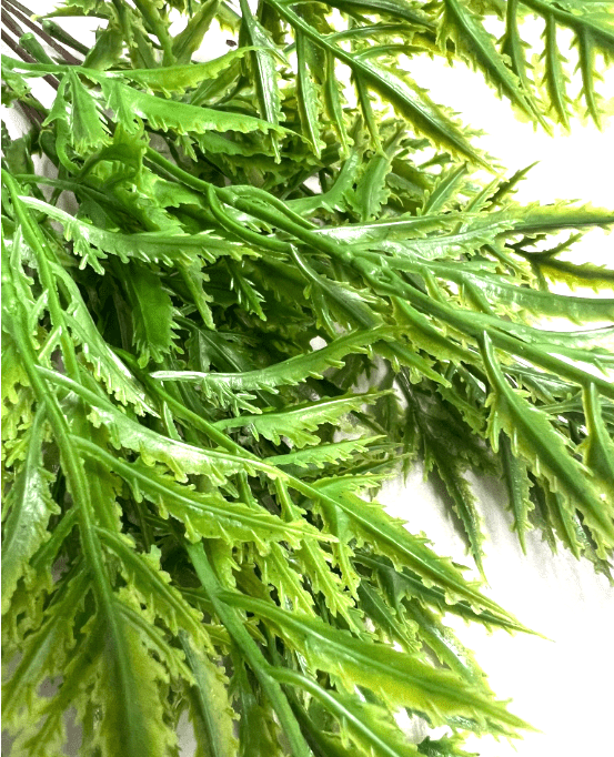 Artificial Plant Tassel Fern Bush, Rubber, High quality, home decor, events Afoil0119