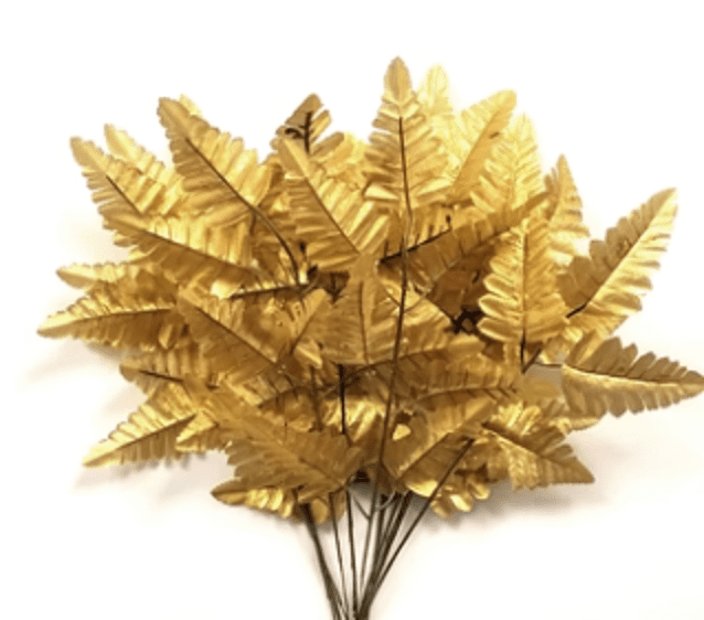 Artificial Leaves Fern x7 frame, home decor, flower arrangement Afoil011