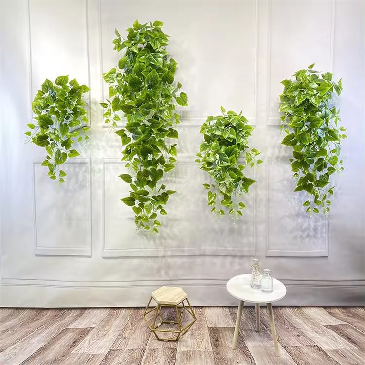 Plant Artificial Epiperium Bush, hanging plant, wall hanging, home decor, events Afoil067