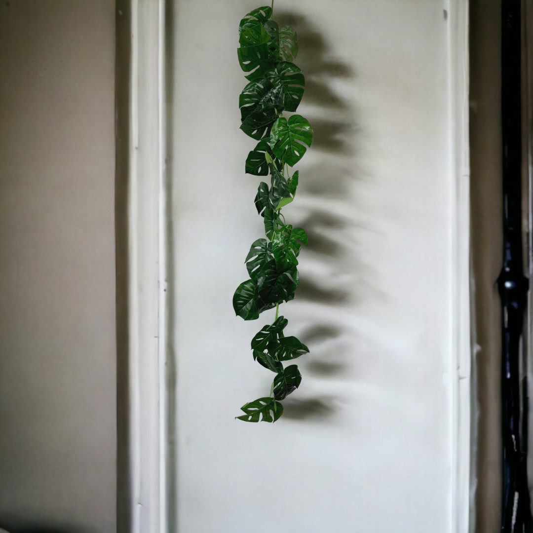 Artificial Monstera Leaves Garland Hanging Vine Afoil159