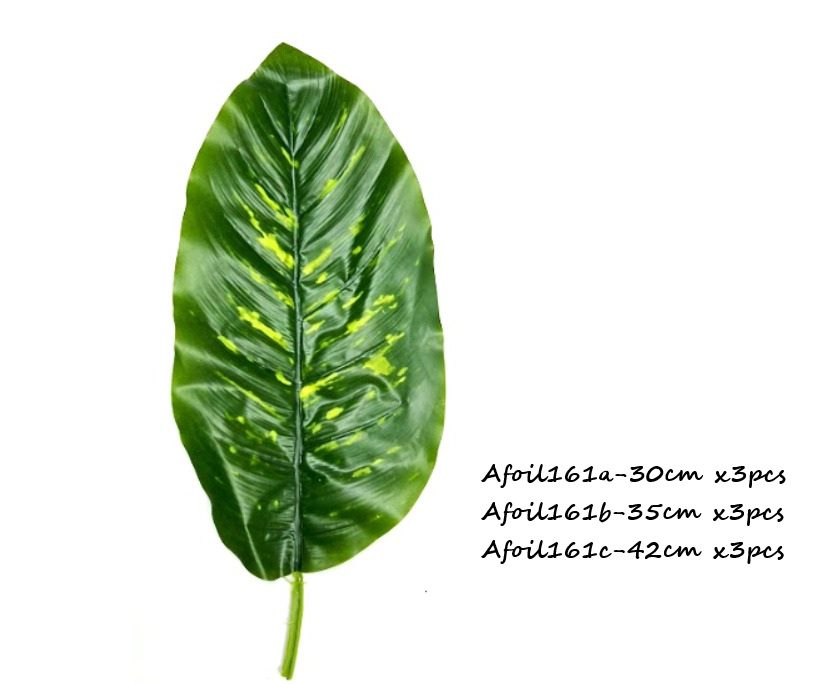 Artificial Leaf Diffenbachia jumbo size, home, garden, events Afoil161
