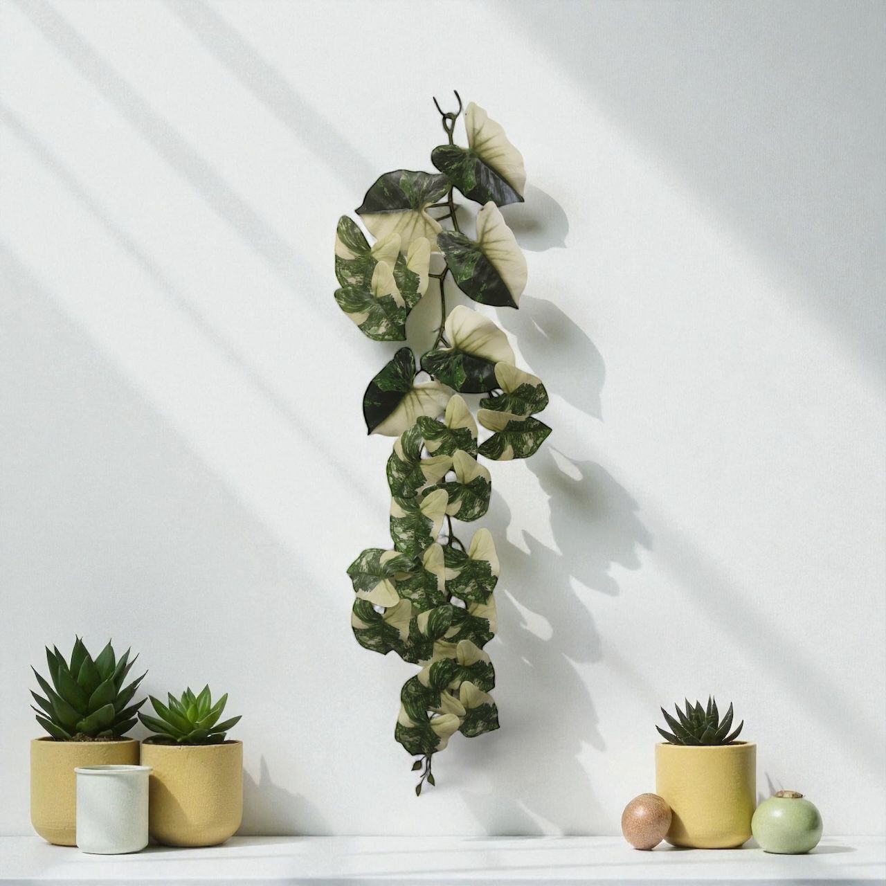 Artificial Polka Dot Begonia Vine – 170cm Faux Garland Plant Afoil215-2