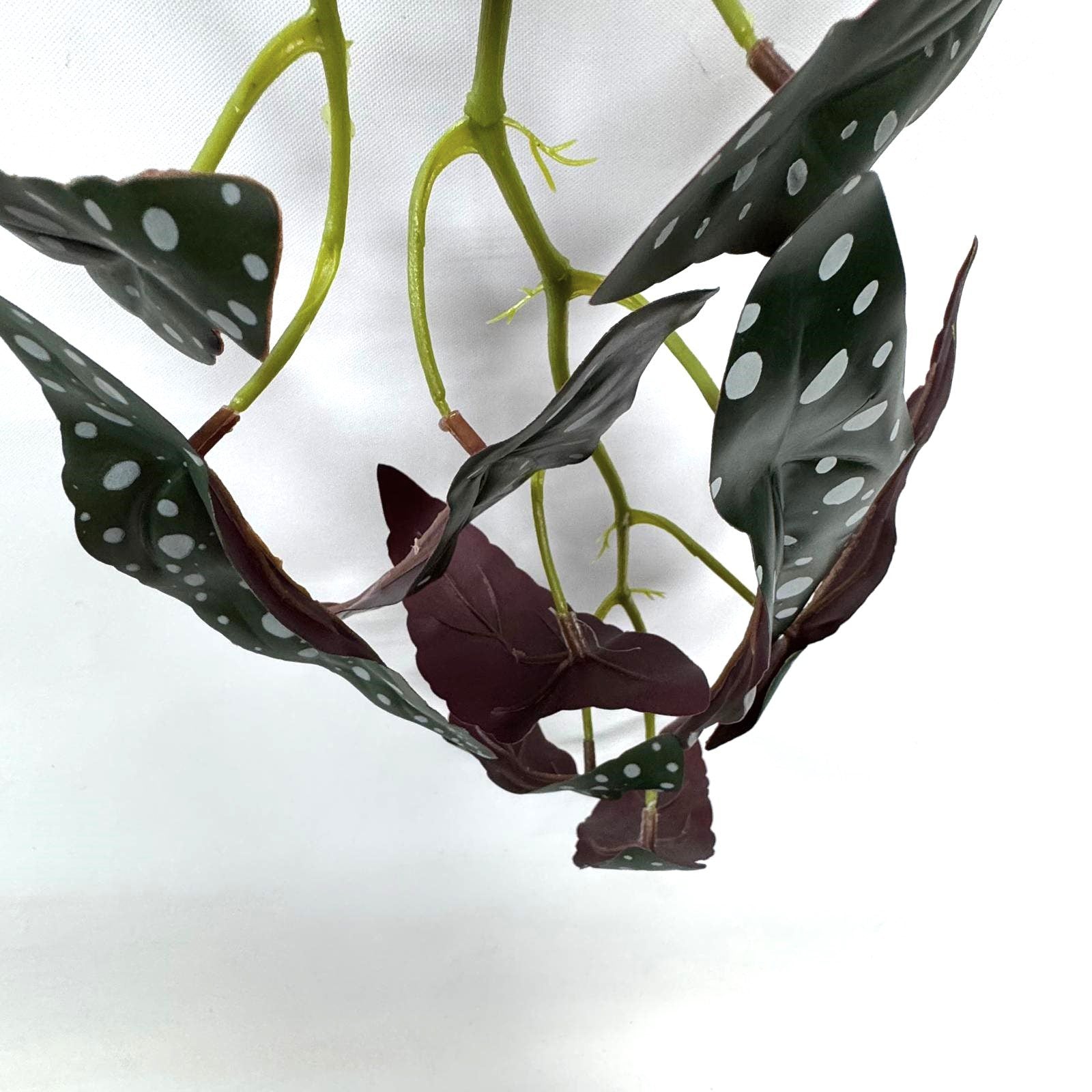 Artificial Polka Dot Begonia Vine – 170cm Faux Garland Plant Afoil216