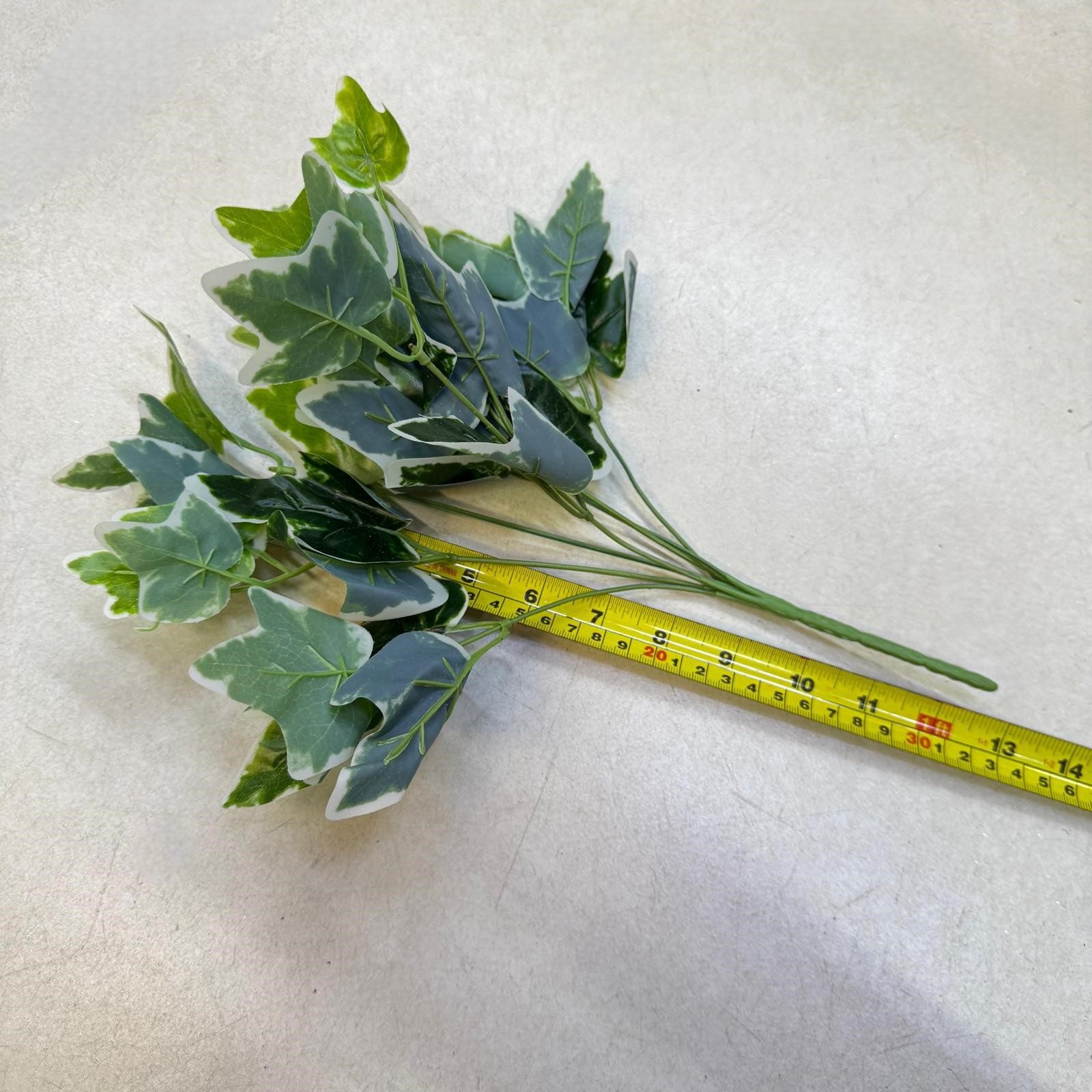 Artificial Variegated Ivy Bush – 30cm Faux Greenery for Home & Décor Afoil217