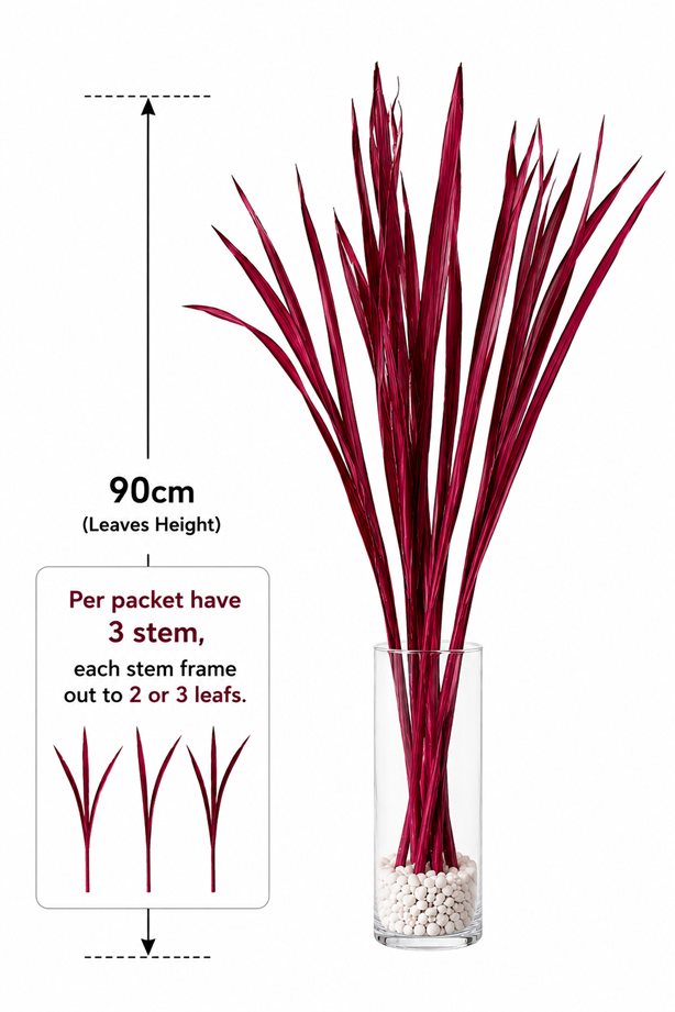 Dried Leaves Stem for Home and Office Decoration