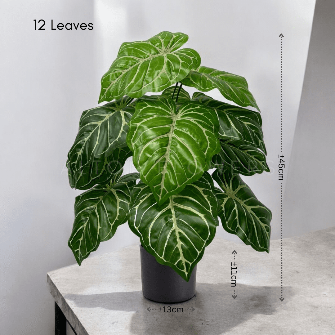 45cm Artificial Plant with black plastic cemented pot, home decor, garden, events Aplant1004a