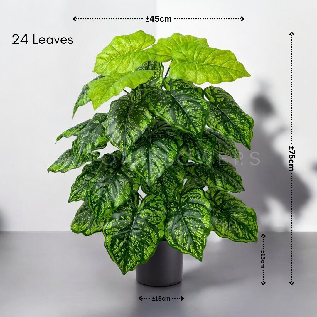 75cm Artificial Plant with black plastic cemented pot, home decor, garden, events Aplant1005c