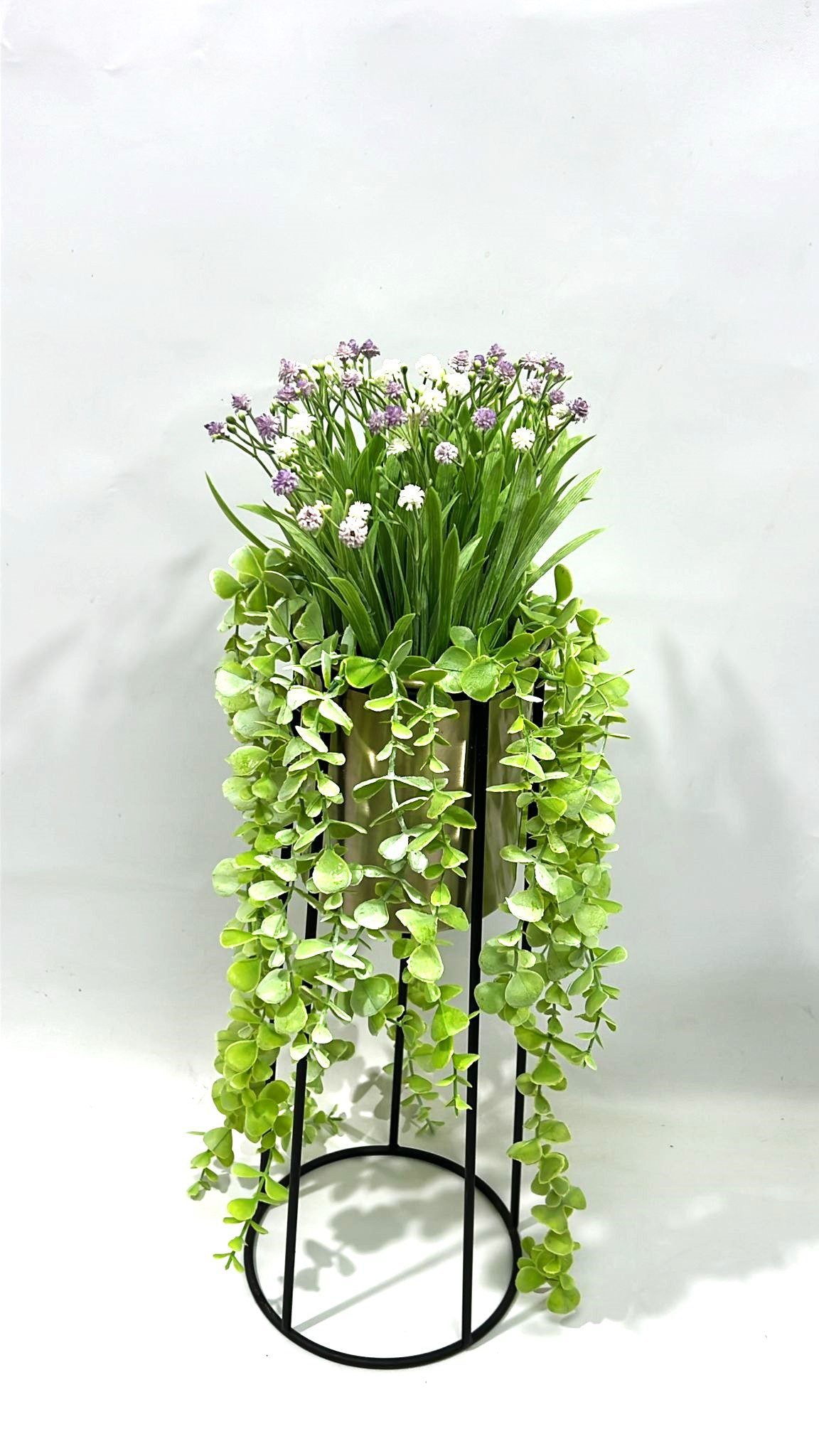 60cm Artificial Plant arranged into a metal pot with stand, home decor, events, garden Aplant1010