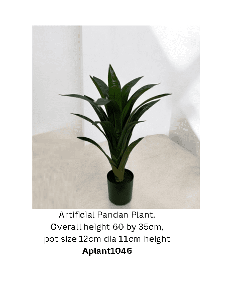 60cm Artificial Plant Pandan Leaves, home decor, garden, accessories, flowers Aplant1046