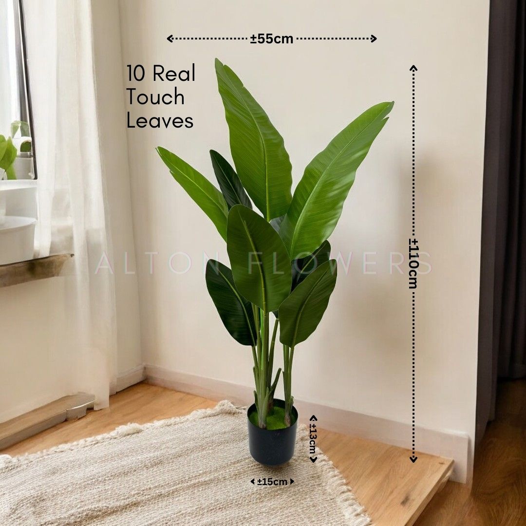 120cm Artificial Traveller's Palm Tree Aplant1049