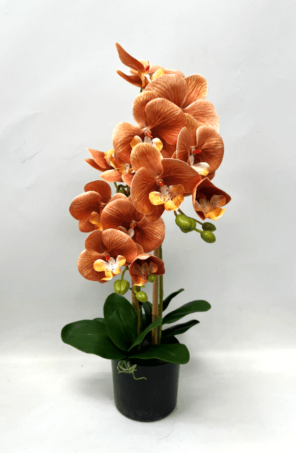 60cm Orchids Plant Artificial Rubber, Flower, events, gardens, home decor Aplant1072