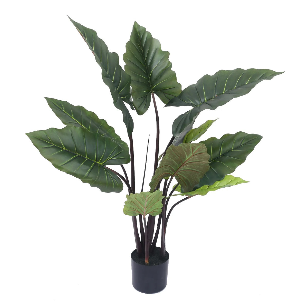 90cm Taro Alocasia plant 120cm x11 leaves Artificial