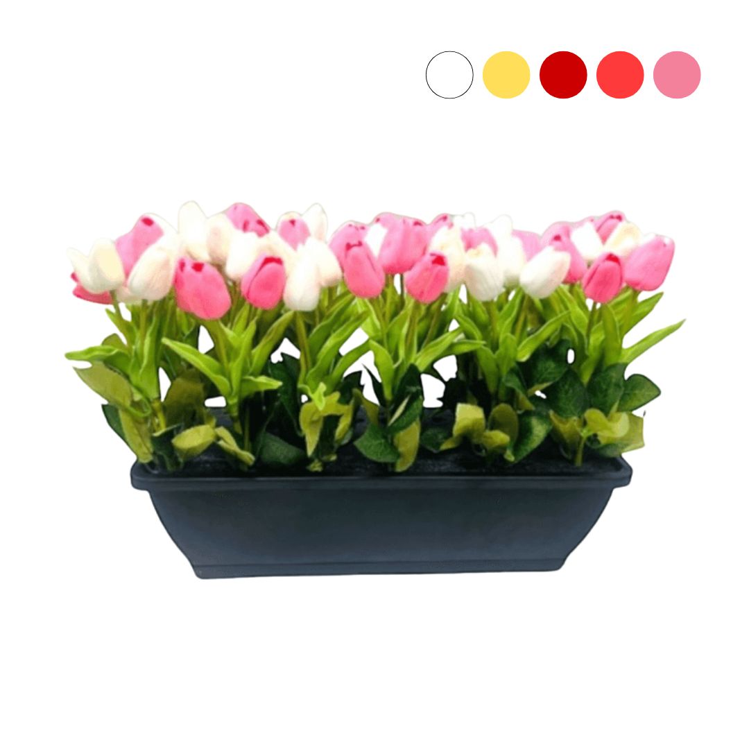 35cm Artificial Flower Arrangement, Tulips, home decor, events Aplant1089