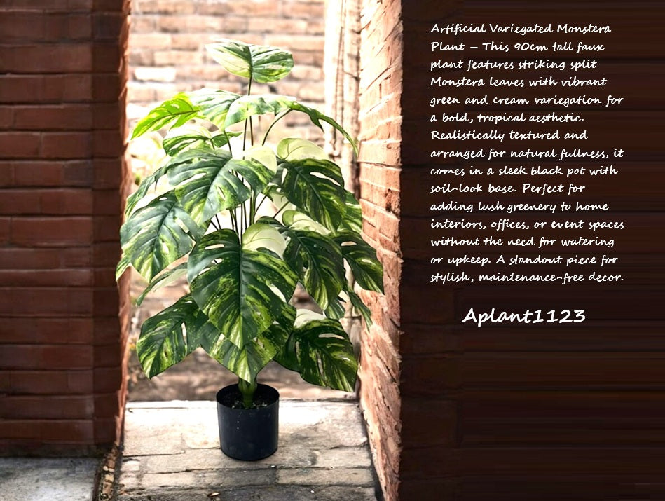 90cm Potted Plant Artifical, Succulent, flowers. home decor, garden, events, Aplant1123-24 lvs 90cm