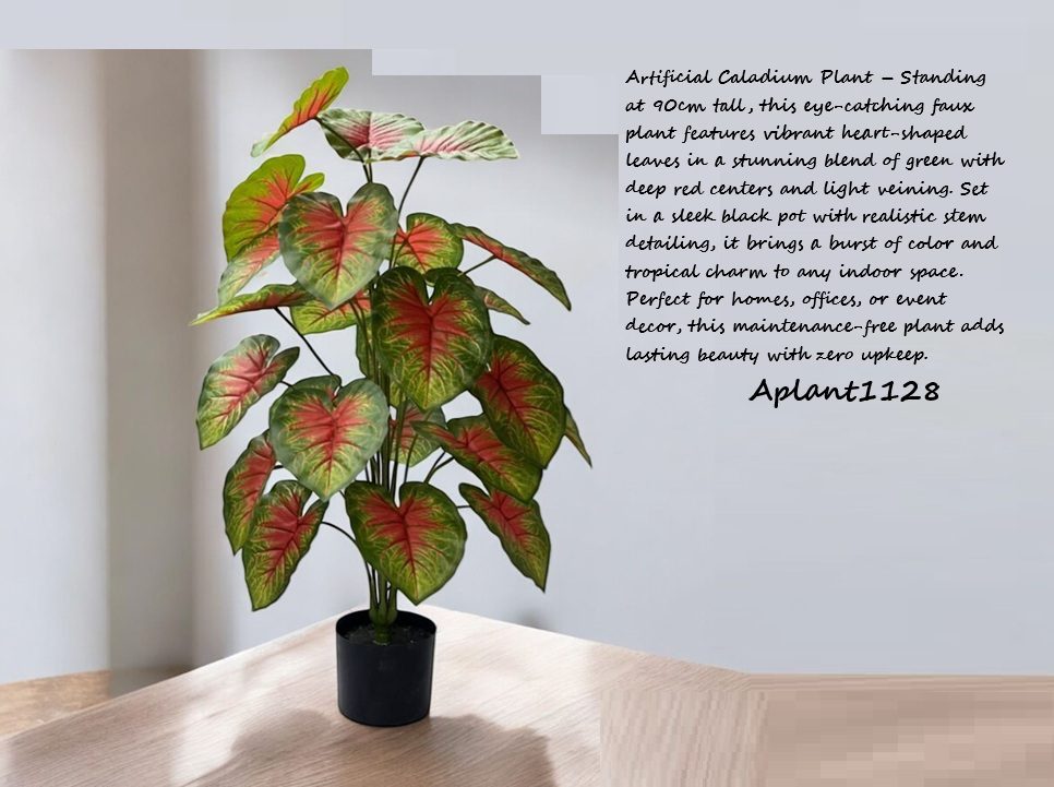 90cm Potted Plant Artifical, Succulent, flowers. home decor, garden, events, Aplant1128