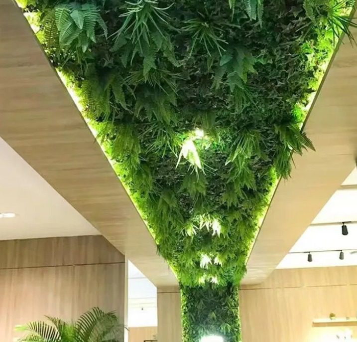 Wall Grass Installation for Residential/ Office Wall Grass Installation- FOR SELF COLLECTION ONLY- Aplant1144-17