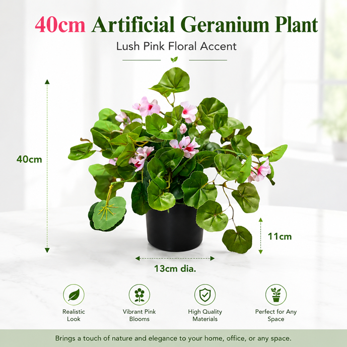 Artificial Coleus plant with vibrant red and green faux leaves in a pot, 40cm tall, by Alton Flowers.