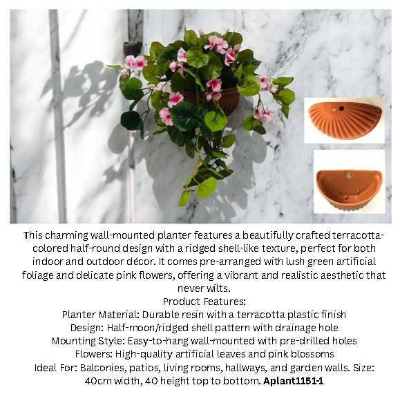 Plants Artificial Wall hanging, foilages, shrubs, small plants, home decor, events  Aplant1151-1