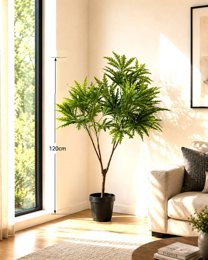 Artificial 120cm plant with lush foliage and flowers, ideal for home decor and events, by Alton Flowers N Gifts